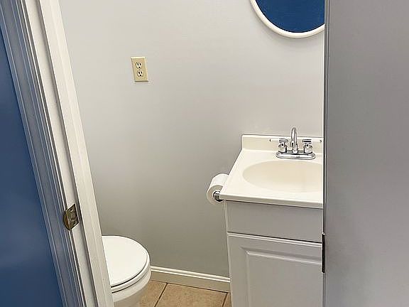 Downstairs half bath