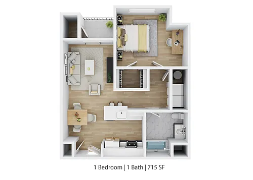 Floor plan A2-Oak
