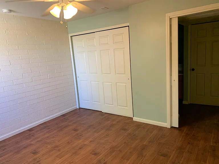 1br with back patio's bedroom