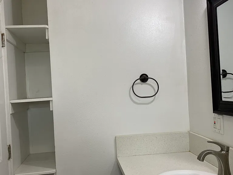 Plenty of storage space.
