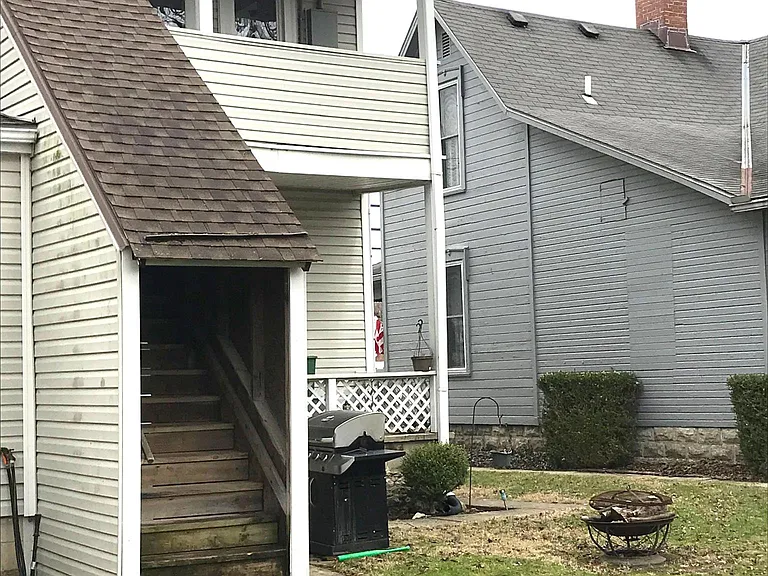 Access to unit; covered stairs