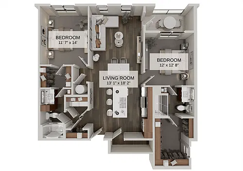 Floor plan The Legacy Crest (B1E)