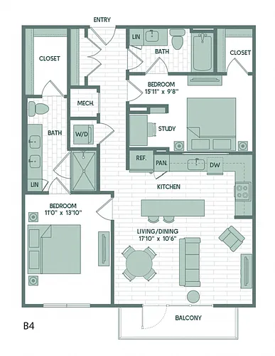 Floor plan B4