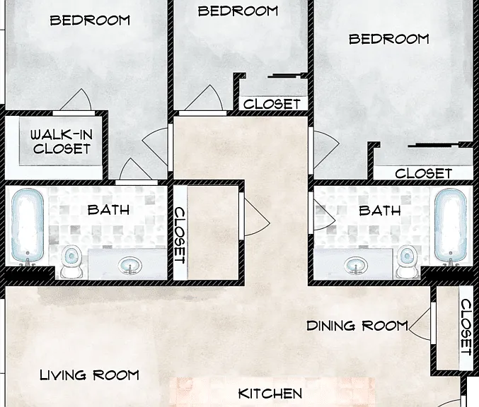 T-Stop Floorplan Diagram