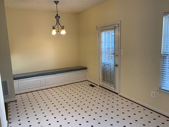 Kitchen: built in bench with storage