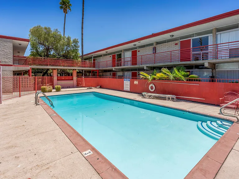 Stay cool this summer with the Sparkling blue community pool