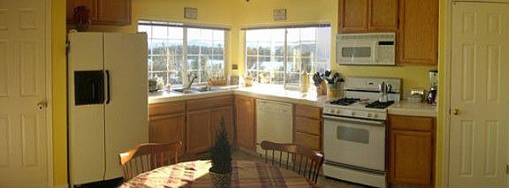 Spacious Kitchen with Lake Views