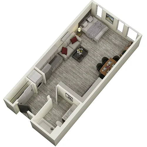 Floor plan Studio A