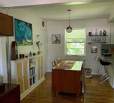 Dining Area and Back Door