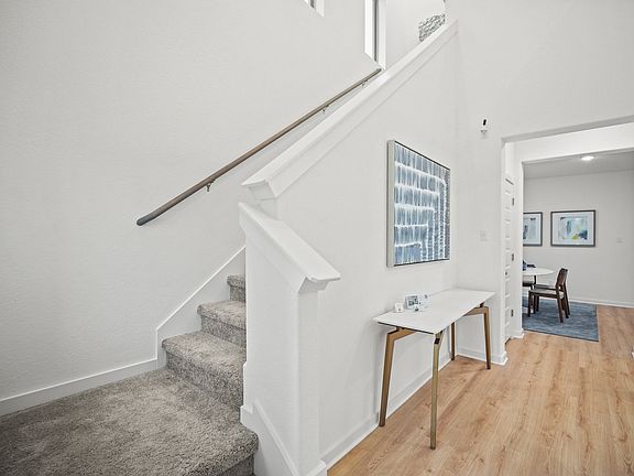 Entry in the Oak home plan by Trophy Signature Homes - REPRESENTATIVE PHOTO