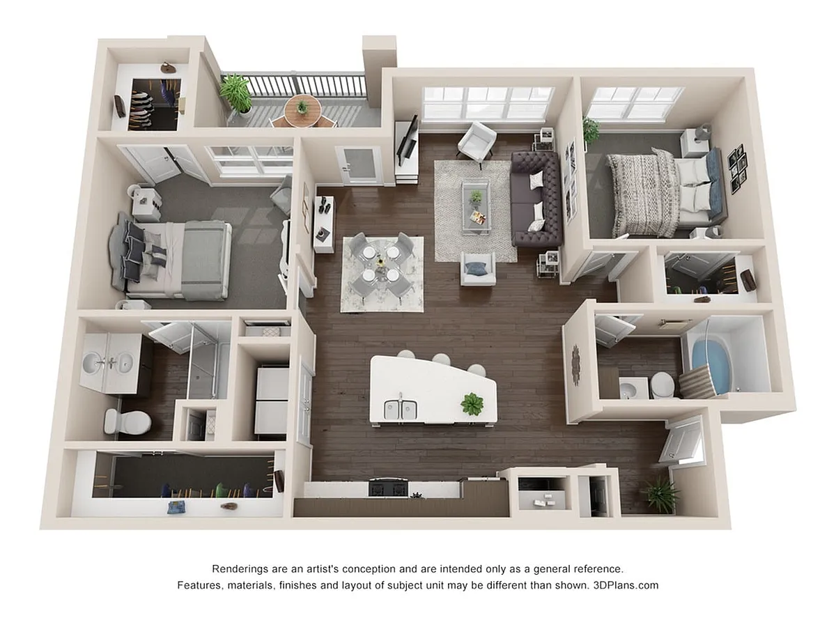 Floor plan B3