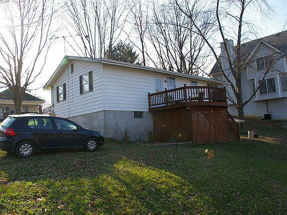 deck and back yard