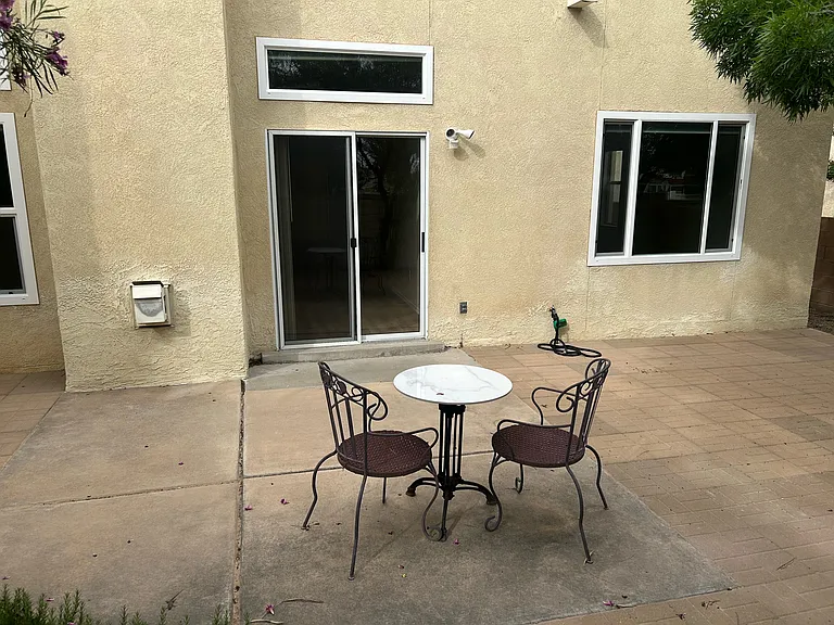Rear Patio and Backyard