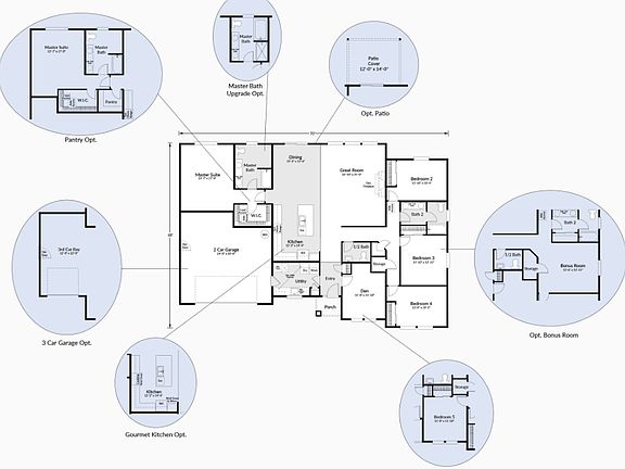 Floor Plan with Options