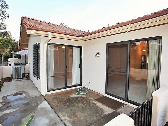 Rear patio