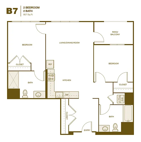 Floor plan B7