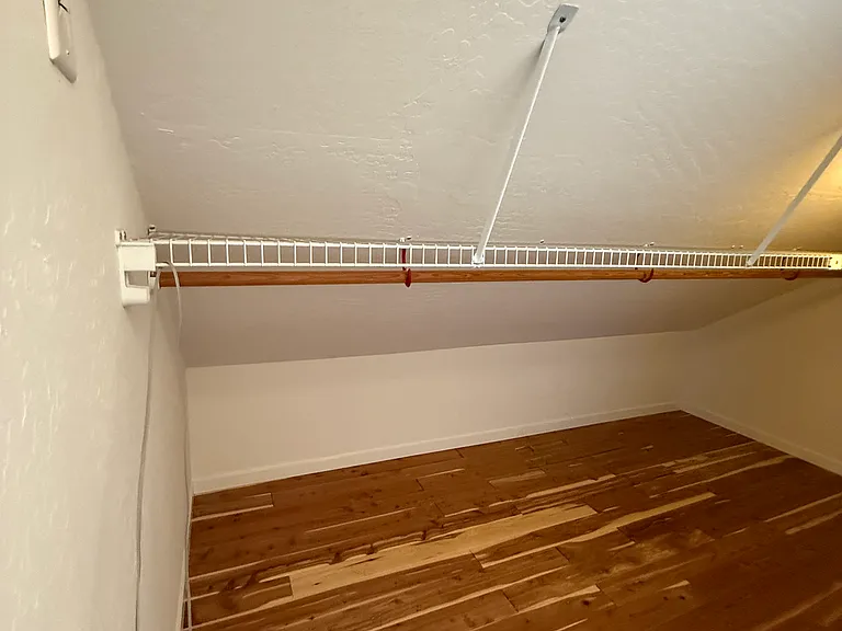 Deep closet off 3rd bedroom