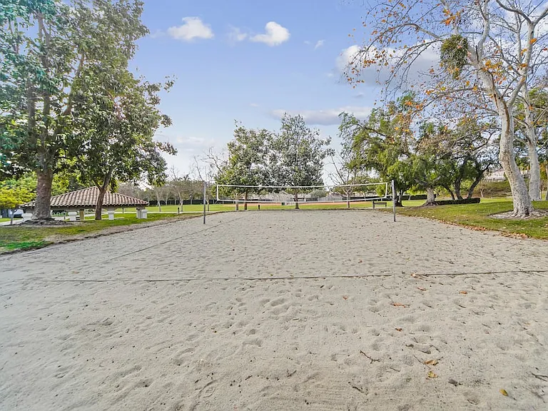 Sports facilities include numerous volleyball courts