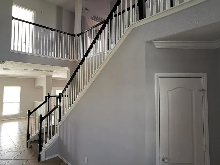 Foyer with entry closet
