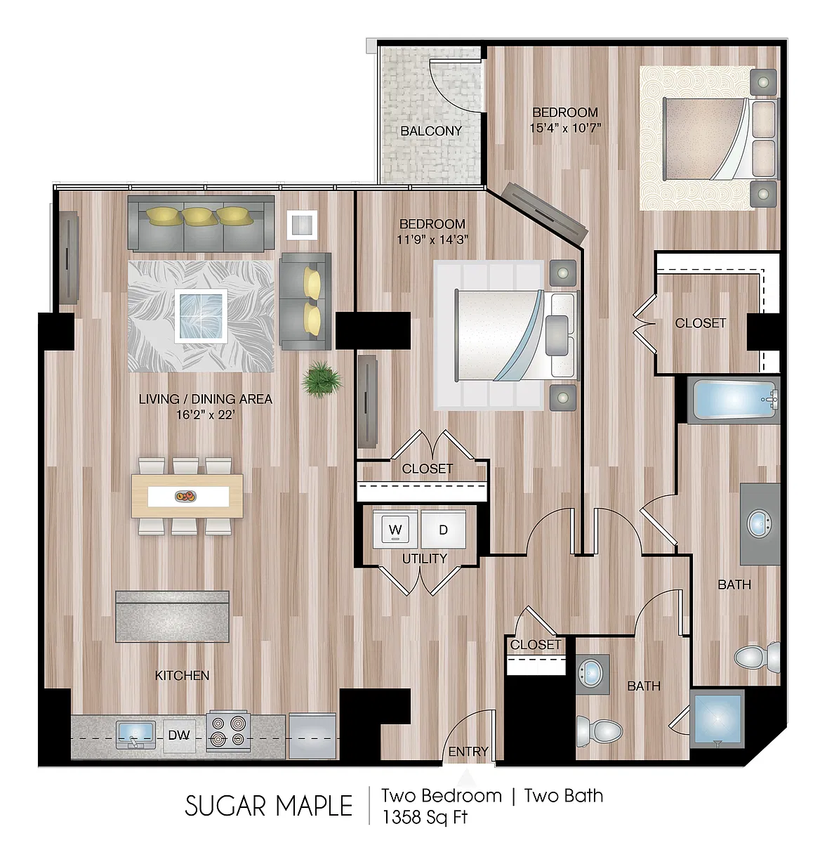Floor plan Sugar Maple