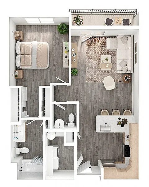 Floor plan Brooks
