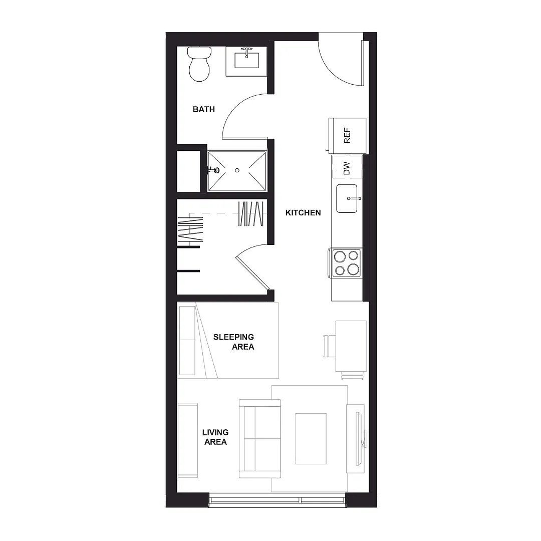 Floor plan A1-60 - Income Restrictions Apply