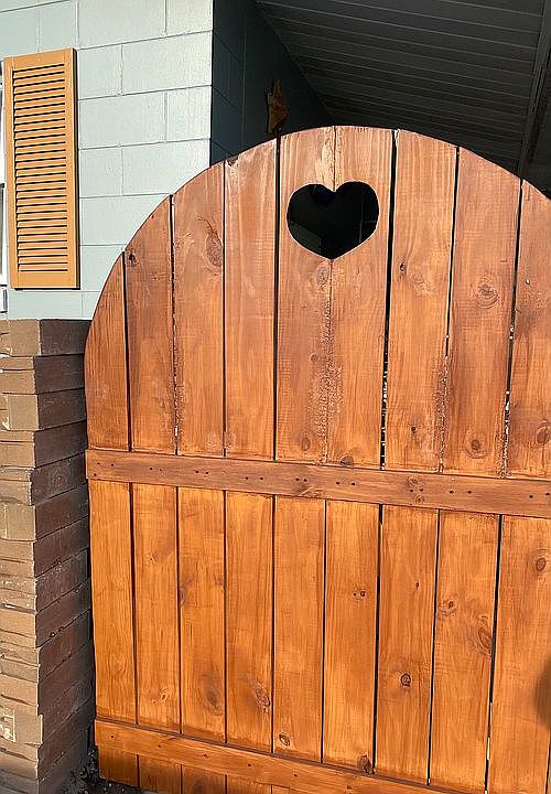 Secret garden door