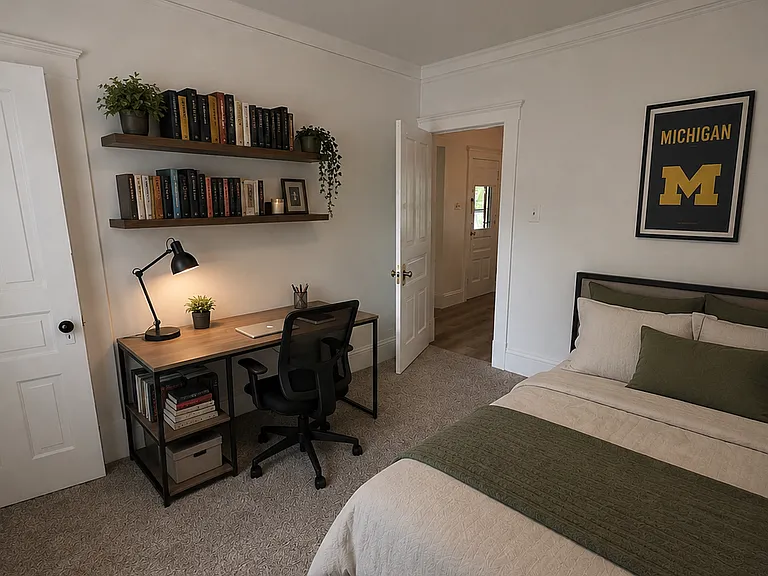 Bedroom 2 is off living room
