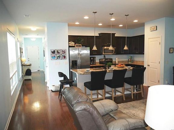 living room and kitchen