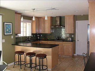 Remodeled kitchen