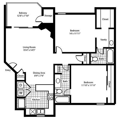 Floor plan The Breckenridge