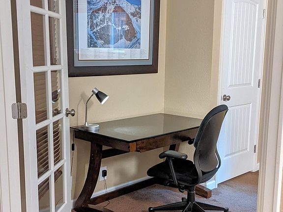 Office in bedroom