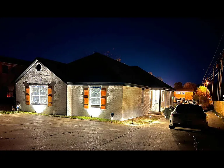 Front night view