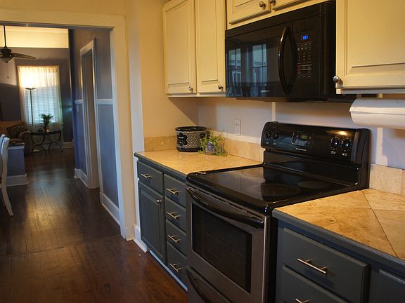 Galley style kitchen