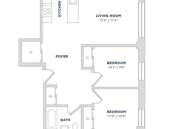 2nd image of 91-09 Roosevelt Ave #401