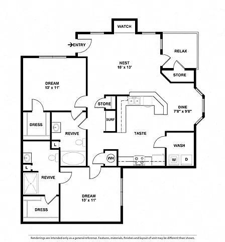 Floor plan B2D