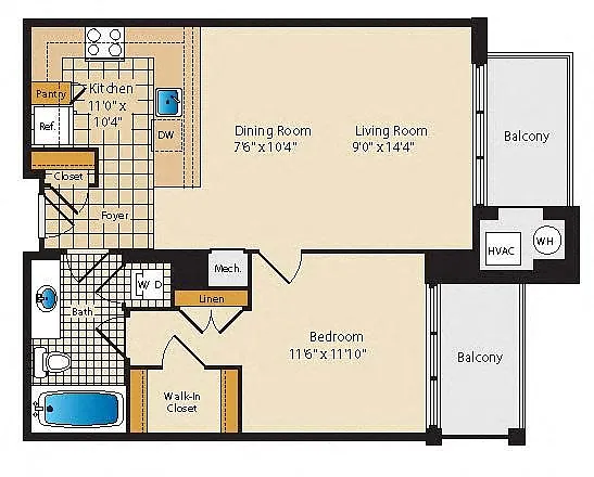Floor plan Toscana