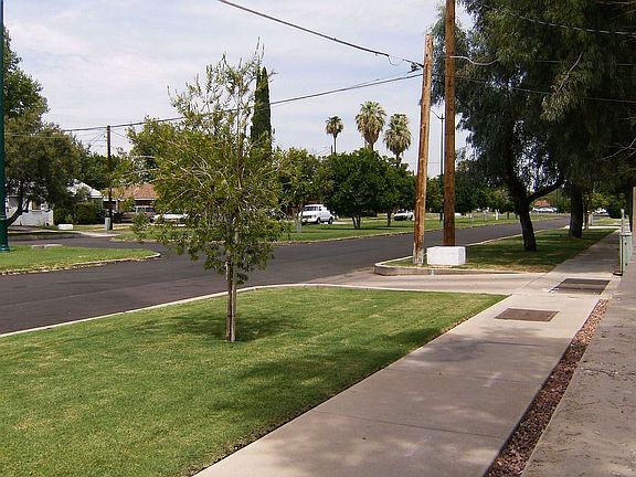 Tree lined streets, quiet area