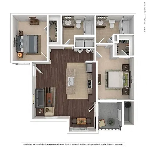 Floor plan The Mondavi