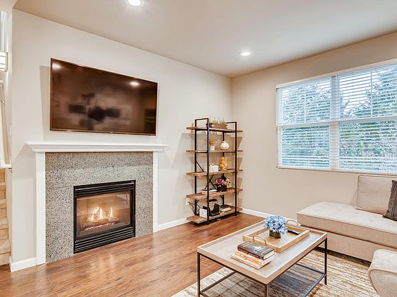 Cozy up to the Gas Fireplace
