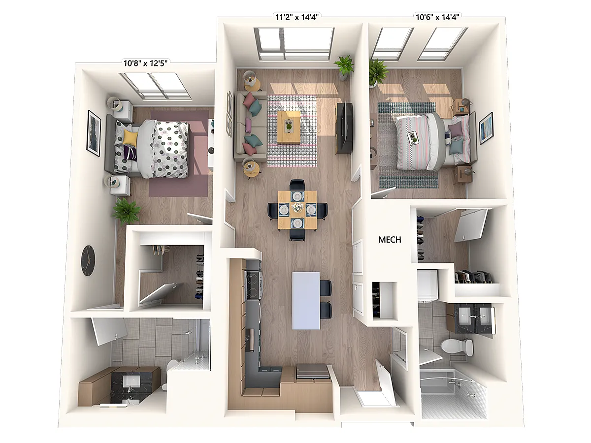Floor plan W-D3