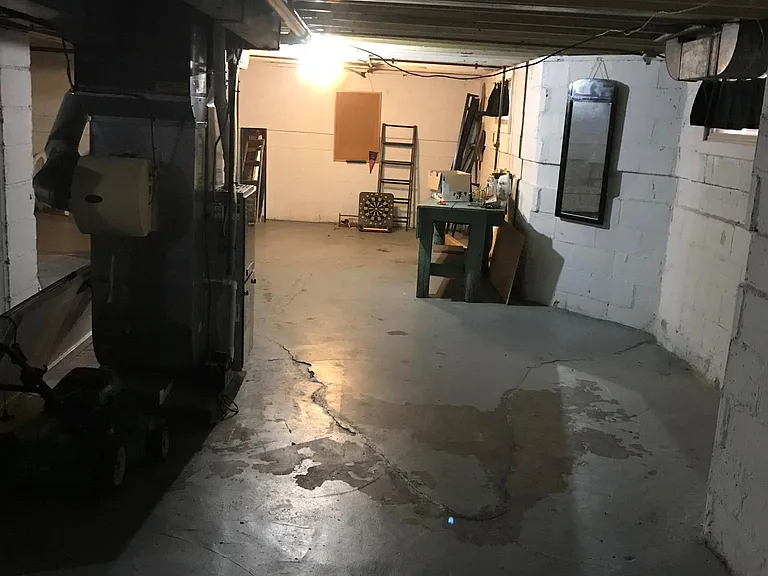 South side of basement