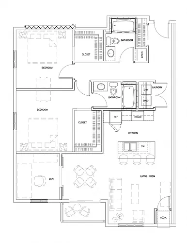 Floor plan E1