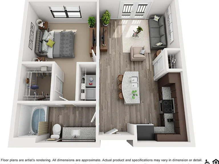 A1 floor plan 1100 South