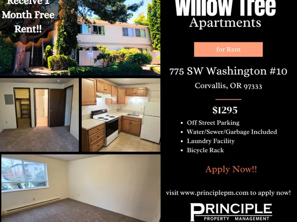 Willow Tree Apartments, 775 SW Washington Ave APT 10, Corvallis, OR 97333