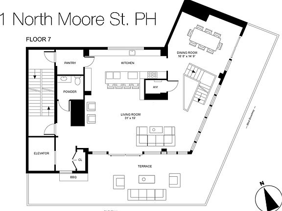 2nd image of 1 N Moore St