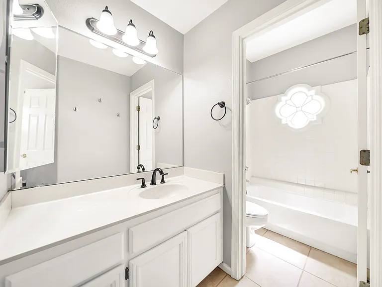 Mini master full bathroom.