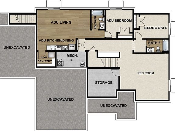ADU Basement Option