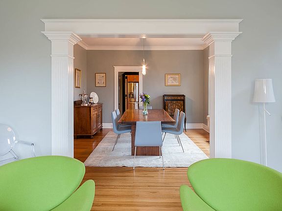 Sitting room and dining room