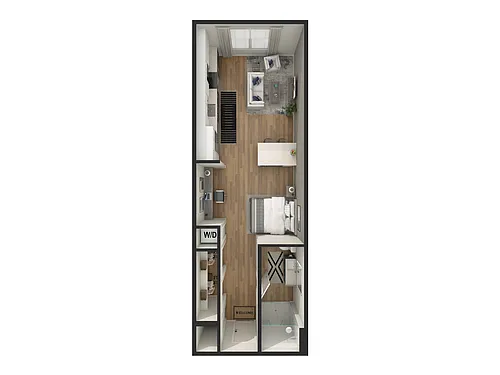 Floor plan Studio - S4